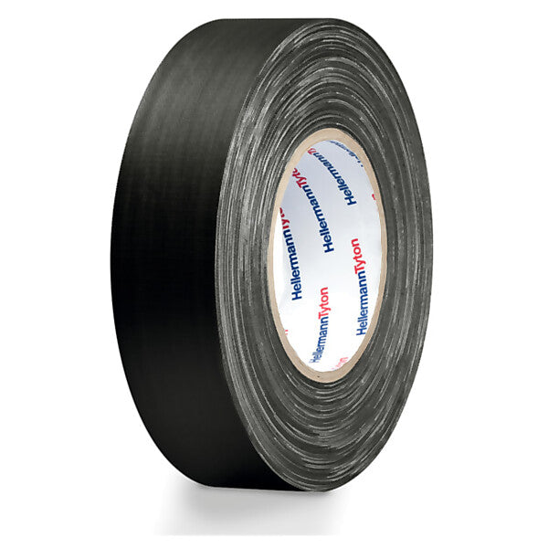HellermannTyton Gewebeband schwarz HTAPE TEX BK 19x50m